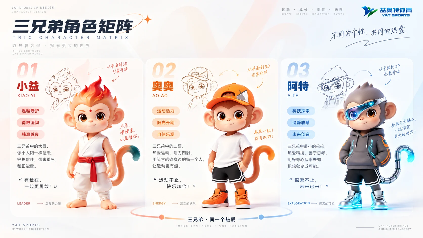 三兄弟角色矩阵